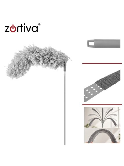 „Zortiva“ teleskopinė dulkių šluostė 22 „Zortiva“ teleskopinė dulkių šluostė 22