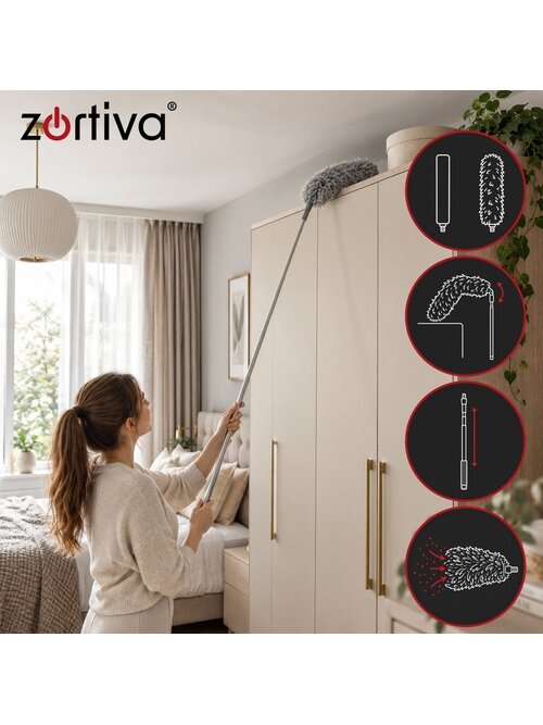 „Zortiva“ teleskopinė dulkių šluostė 3 „Zortiva“ teleskopinė dulkių šluostė 3