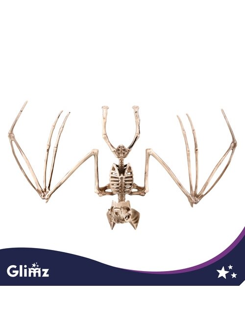 Šikšnosparnio skeletas – dekoracija, 30 cm, „Glimz“ 10