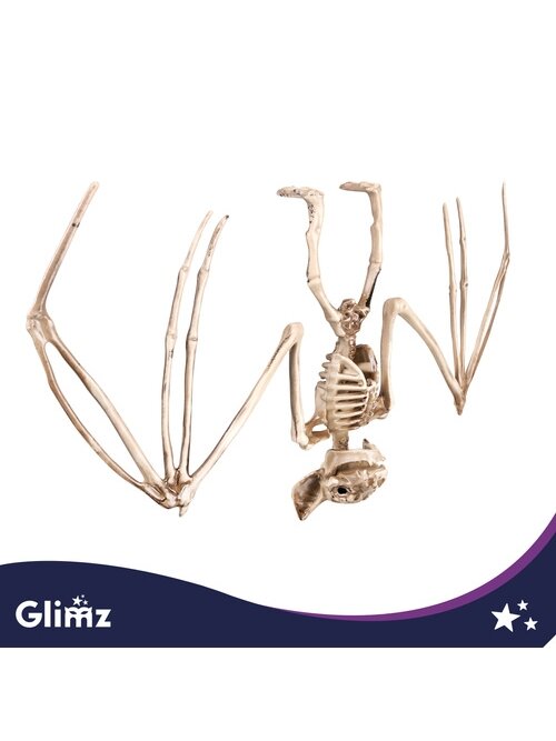 Šikšnosparnio skeletas – dekoracija, 30 cm, „Glimz“ 11