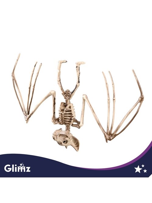 Šikšnosparnio skeletas – dekoracija, 30 cm, „Glimz“ 9 Šikšnosparnio skeletas – dekoracija, 30 cm, „Glimz“ 9