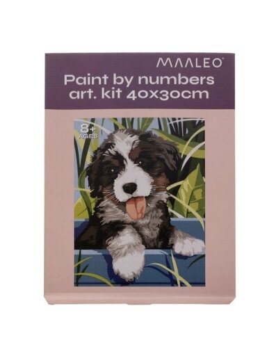 Tapyba pagal skaičius 40x30cm - Maaleo dog 22780