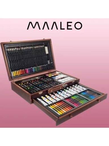 Tapybos rinkinys lagamine - 129vnt Maaleo 21644