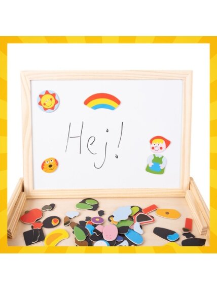 Kruzzel 25637 dvipusė edukacinė lenta 13