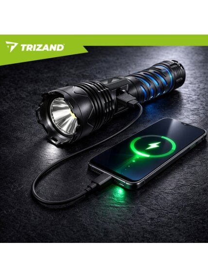 Taktinis žibintuvėlis 1500lm Trizand 26949 27