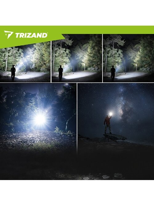 Taktinis žibintuvėlis 1500lm Trizand 26949 20