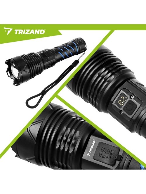 Taktinis žibintuvėlis 1500lm Trizand 26949 28