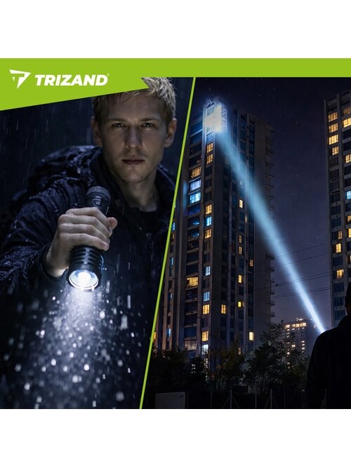 Taktinis žibintuvėlis 1500lm Trizand 26949 29