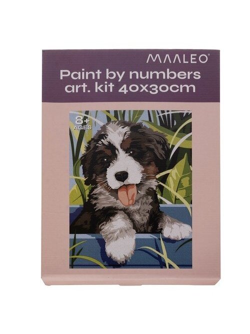 Tapyba pagal skaičius 40x30cm - Maaleo dog 22780 1