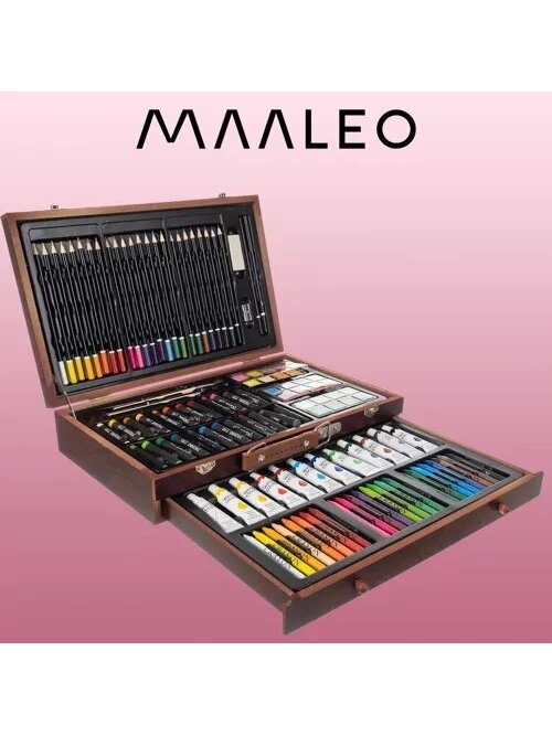 Tapybos rinkinys lagamine - 129vnt Maaleo 21644 1