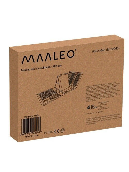 Tapybos rinkinys lagamine - 208vnt Maaleo 21645 13 Tapybos rinkinys lagamine - 208vnt Maaleo 21645 13