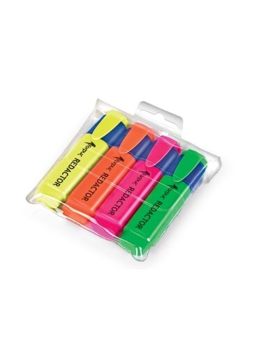 Teksto žymeklių rinkinys Forpus Redactor, 2-5 mm, 4 spalvos
