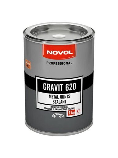 Tepamas hermetikas pilkas GRAVIT 620 uždažomas 1kg