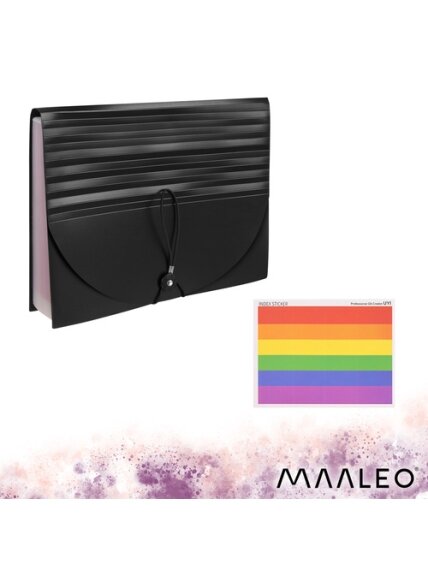 Teczka na dokumenty 24 przegródek Maaleo 9 Teczka na dokumenty 24 przegródek Maaleo 9