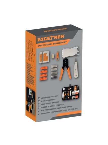 Tinklo įrankių rinkinys Bigstren 25834 2