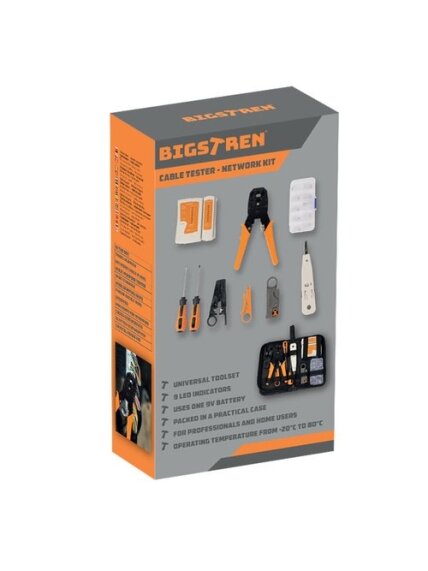 Tester kabli - zestaw sieciowy Bigstren 25835 2