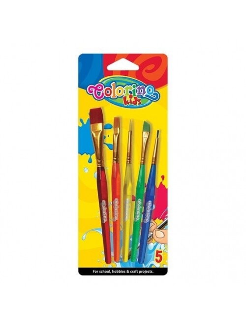 Teptukų rinkinys Colorino Kids 5 vnt.