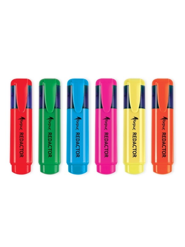 Teksto žymeklis Forpus Redactor, 2-5 mm, geltonas 1212-001 Teksto žymeklis Forpus Redactor, 2-5 mm, geltonas 1212-001