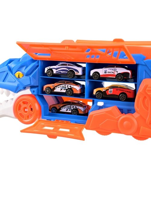 TIR – automobilių vežimo priekaba + 6 automobiliukų rinkinys 6