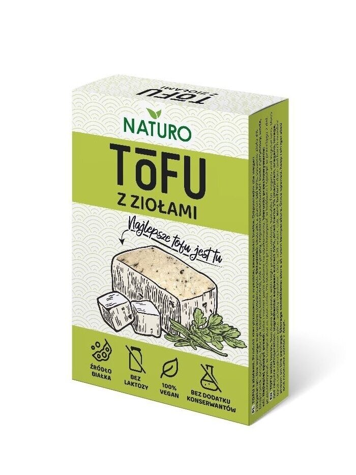 Tofu su žolelėmis Naturo, 200g Tofu su žolelėmis Naturo, 200g