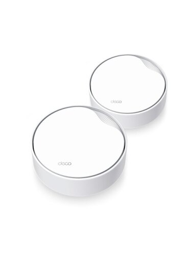 TP-Link DECO X50-POE(2-PACK) AX3000 Whole Home Mesh Wi-Fi 6 tinklo sistema su PoE
