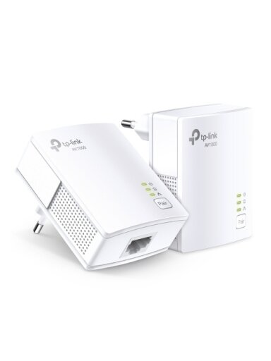 TP-Link TL-PA7017 KIT AV1000 Gigabit Powerline Starter Kit Ethernet LAN Adapterių rinkinys