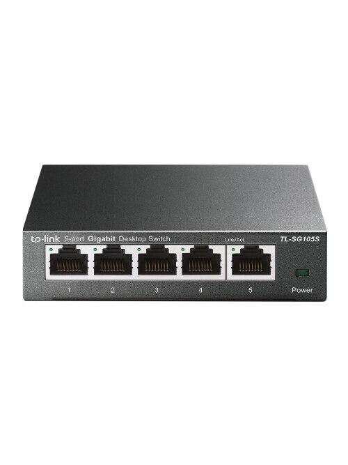 TP-Link TL-SG105S 5-Port 10/100/1000Mbps Desktop Šakotuvas