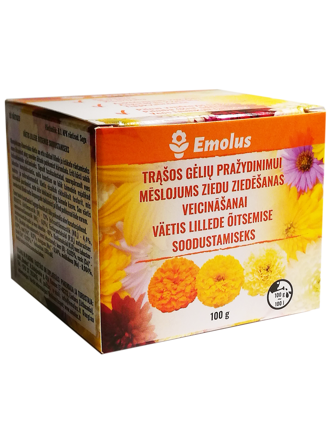 Trąšos gėlių pražydinimui, 100g Trąšos gėlių pražydinimui, 100g
