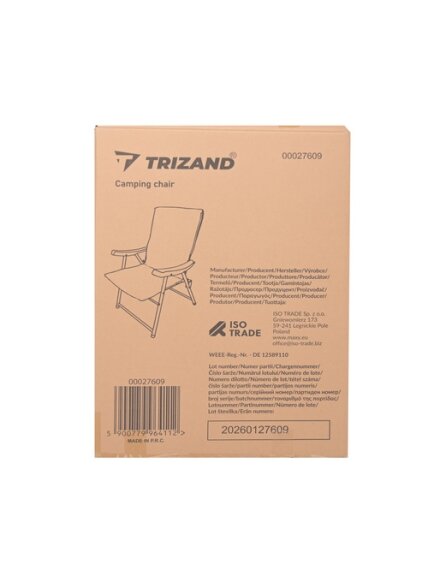 Trizand turistinė kėdė 59x70x91cm 1