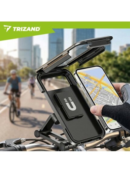 „Trizand“ vandeniui atsparus dviračio telefono laikiklis 14