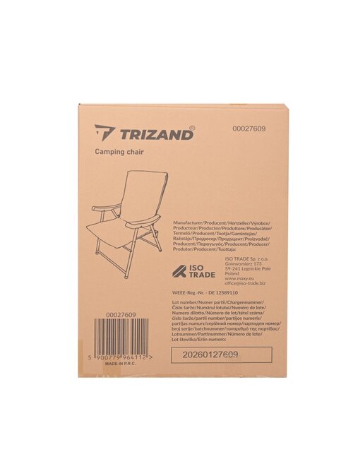 Trizand turistinė kėdė 59x70x91cm 1