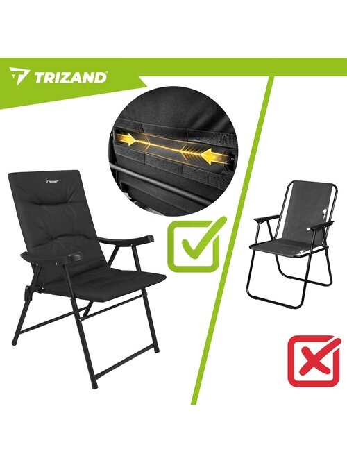 Trizand turistinė kėdė 59x70x91cm 20