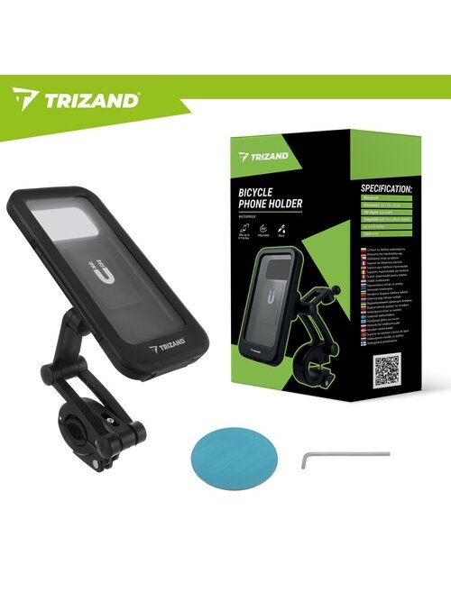 „Trizand“ vandeniui atsparus dviračio telefono laikiklis 2