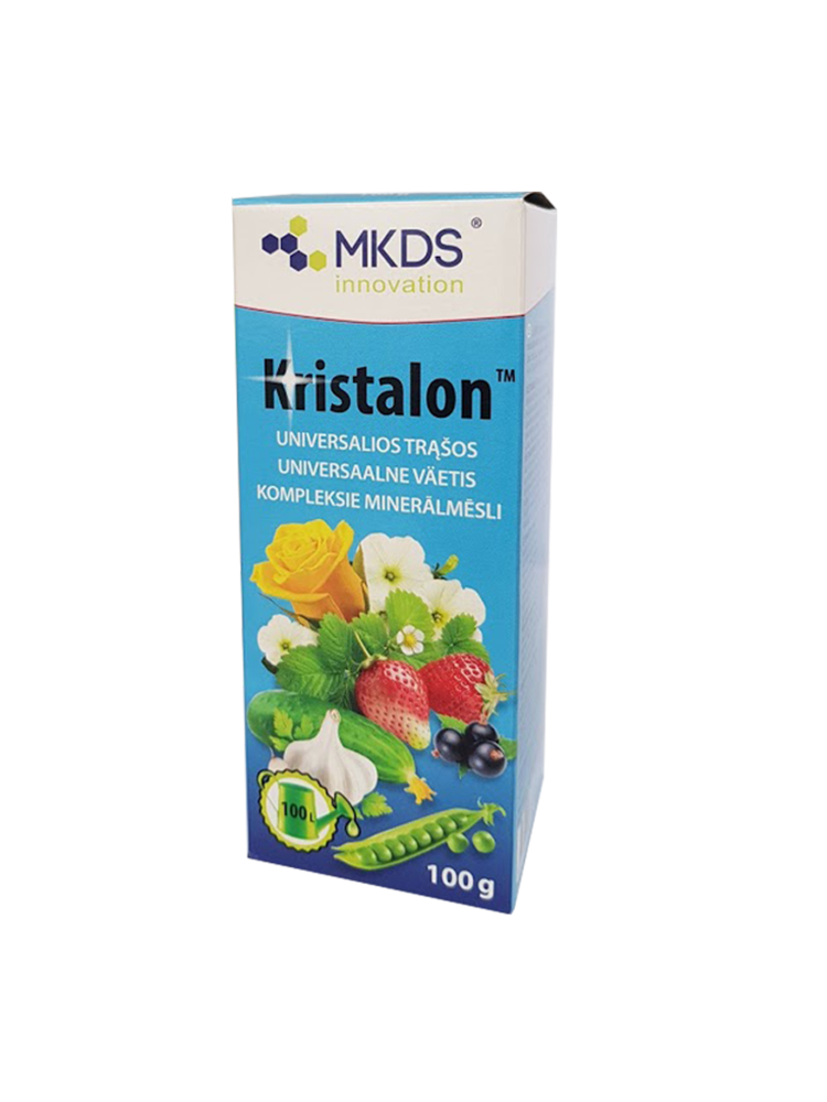 Trąšos augimui, lapijos formavimui ir vystymuisi KRISTALON mėlynas, 100 g Trąšos augimui, lapijos formavimui ir vystymuisi KRISTALON mėlynas, 100 g