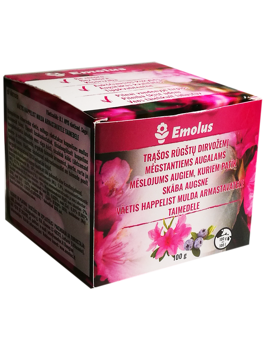 Trąšos rūgštų dirvožemį mėgstantiems augalams, 100g