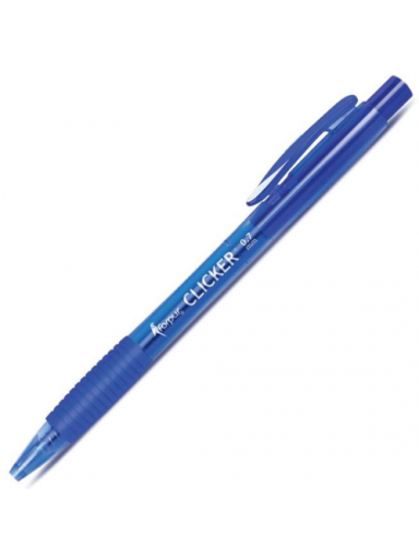 Tušinukas automatinis Forpus Clicker, 0.7mm, mėlynas