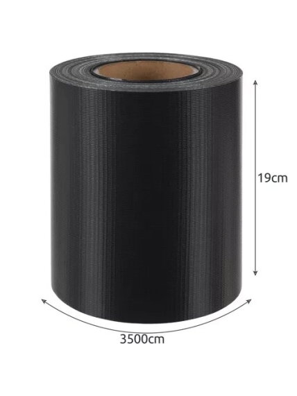 Tvoros juosta 19cmx35m 450g/m2 antracitas 23696 18
