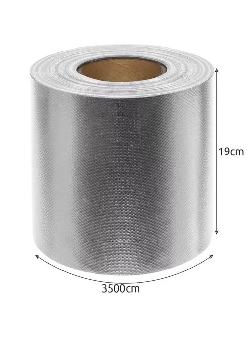 Tvoros juosta 19cmx35m 630g/m2 pilka 23704 9