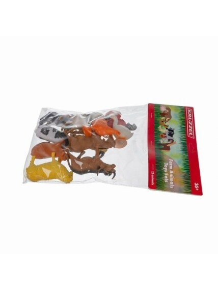 Ūkio gyvūnai - Kruzzel figūrėlių rinkinys 1 Ūkio gyvūnai - Kruzzel figūrėlių rinkinys 1
