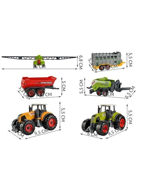 Ūkis - 6 mašinų komplektas. 23436 2 Ūkis - 6 mašinų komplektas. 23436 2