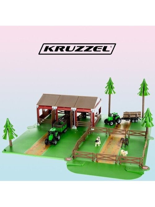 Ūkis su gyvuliais + 2 ūkio automobiliai 22404 1