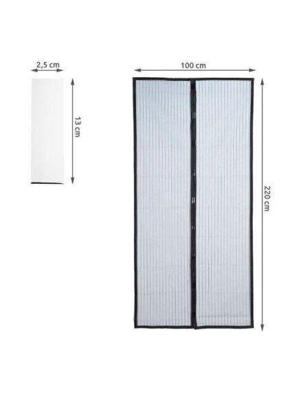 Universalus durų tinklelis nuo uodų 80/90/100 x 210/22 3 Universalus durų tinklelis nuo uodų 80/90/100 x 210/22 3