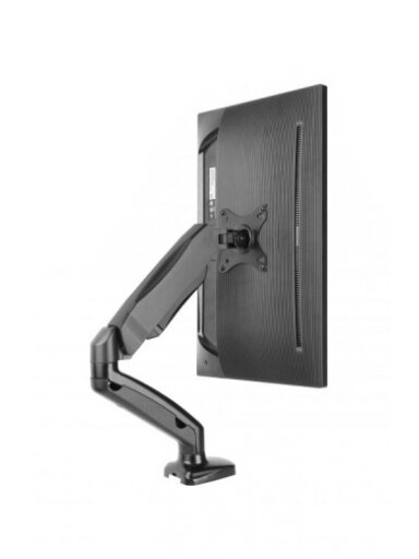 Up Up Premium Single Screen Monitoriaus laikiklis 17-32'', VESA 75x75, 100x100, Matinė juoda