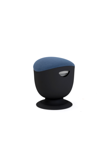 Up Up Seul ergonominė balansinė kėdė Juoda, D47 Mėlynas audinys