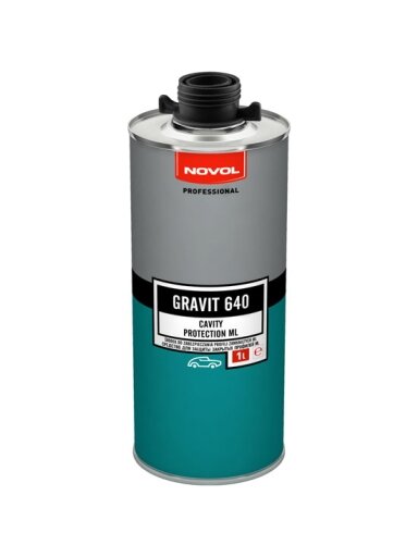 Vaškas uždaroms ertmėmas GRAVIT 640 rudas 1 l