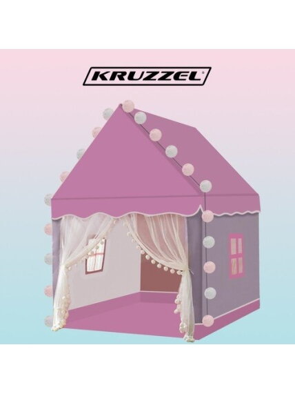 Vaikiška palapinė - rožinė Kruzzel 22653 1 Vaikiška palapinė - rožinė Kruzzel 22653 1