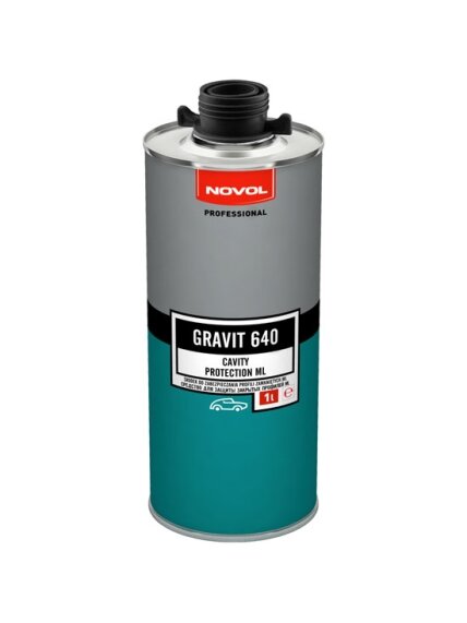 Vaškas uždaroms ertmėmas GRAVIT 640 rudas 1 l Vaškas uždaroms ertmėmas GRAVIT 640 rudas 1 l