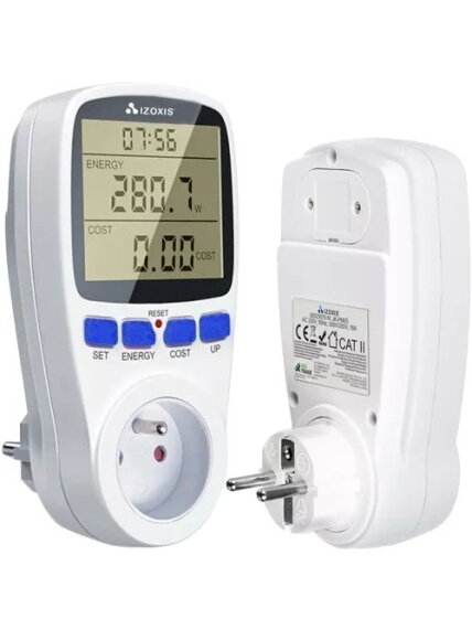 Vatmetras – energijos sąnaudų skaitiklis 23576 Vatmetras – energijos sąnaudų skaitiklis 23576