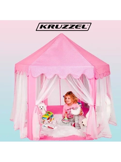Vaikiška palapinė rožinė Kruzzel 23869 2 Vaikiška palapinė rožinė Kruzzel 23869 2