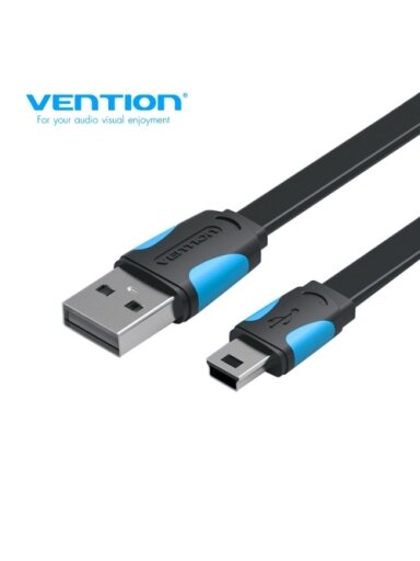 Vention VAS-A14-B200 Kabelis USB 2.0 A Male - USB 2.0 B Mini Male, 2 m
